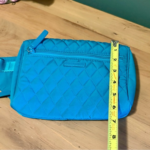 Vera Bradley Teal Quilted Belt Bag Crossbody Fanny Pack Adjustable Strap - Picture 12 of 12